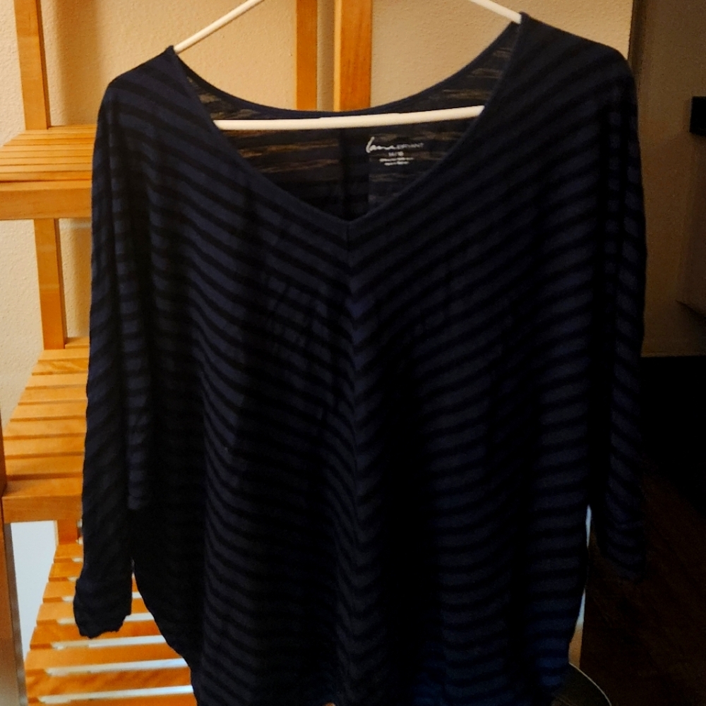 Two tone blue top